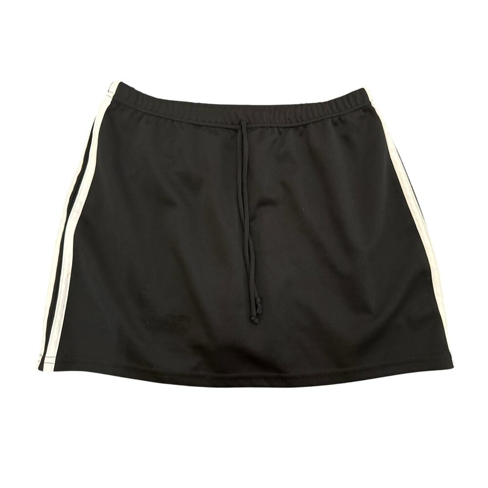 Sport Vision Womens Skort Shorts Black White Stripe Measure As Size Small 4/6